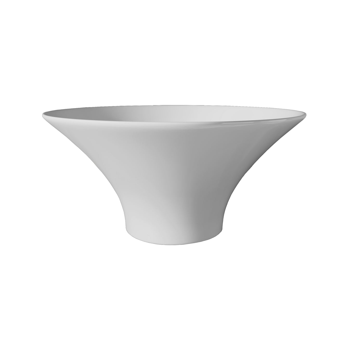 Swiss Madison, Ivy 16.5" Round Vessel Sink in Glossy White