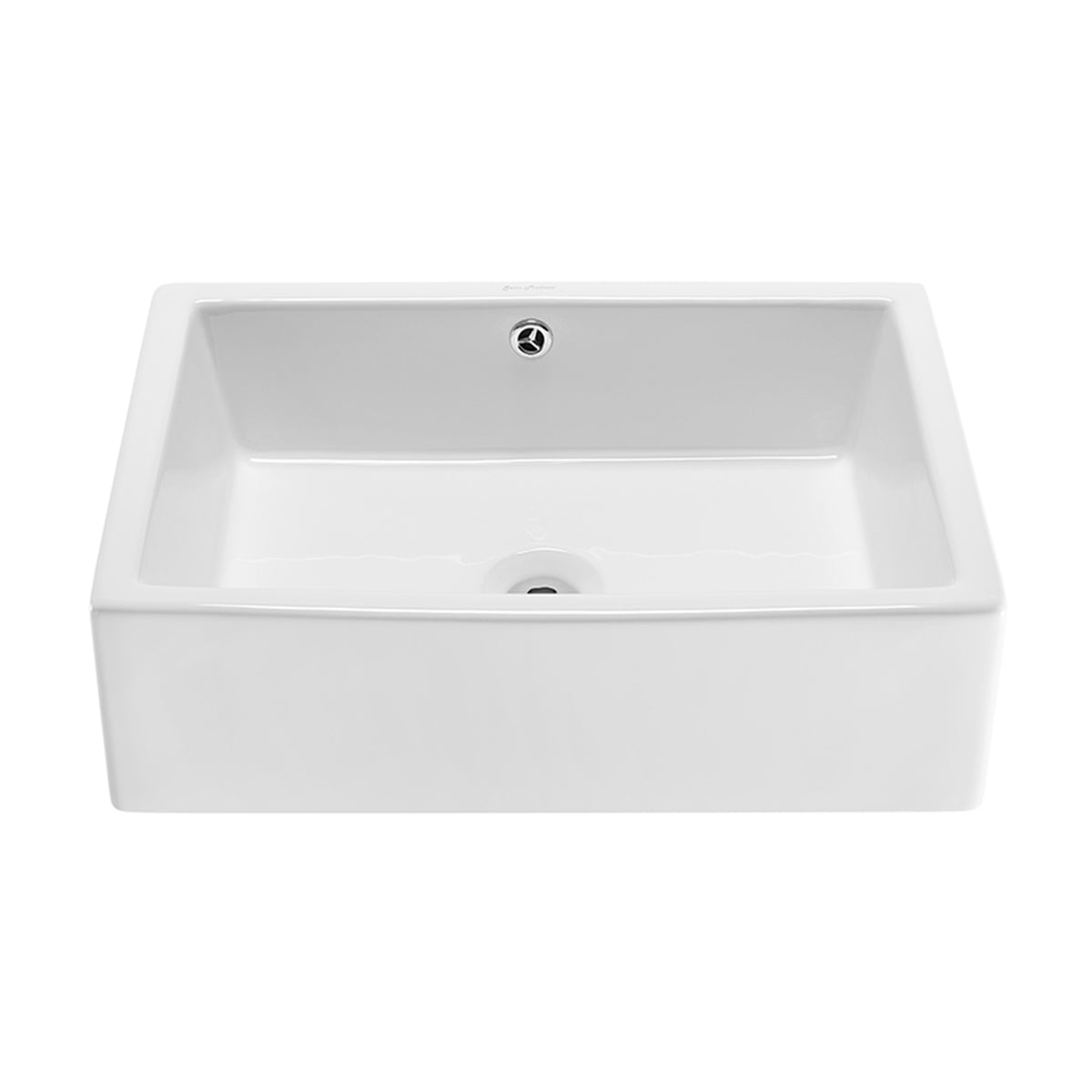 Swiss Madison, Voltaire 17 Rectangle Ceramic Vessel Sink