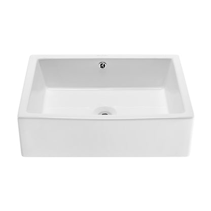 Swiss Madison, Voltaire 17 Rectangle Ceramic Vessel Sink