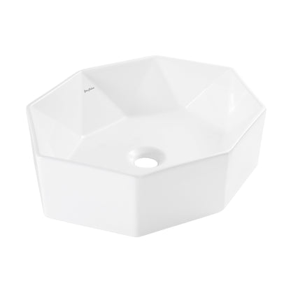 Swiss Madison Brusque Glossy White 19.25-inch vessel bathroom vanity — view 5