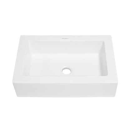 Swiss Madison, Voltaire Ceramic Rectangle Vessel Sink