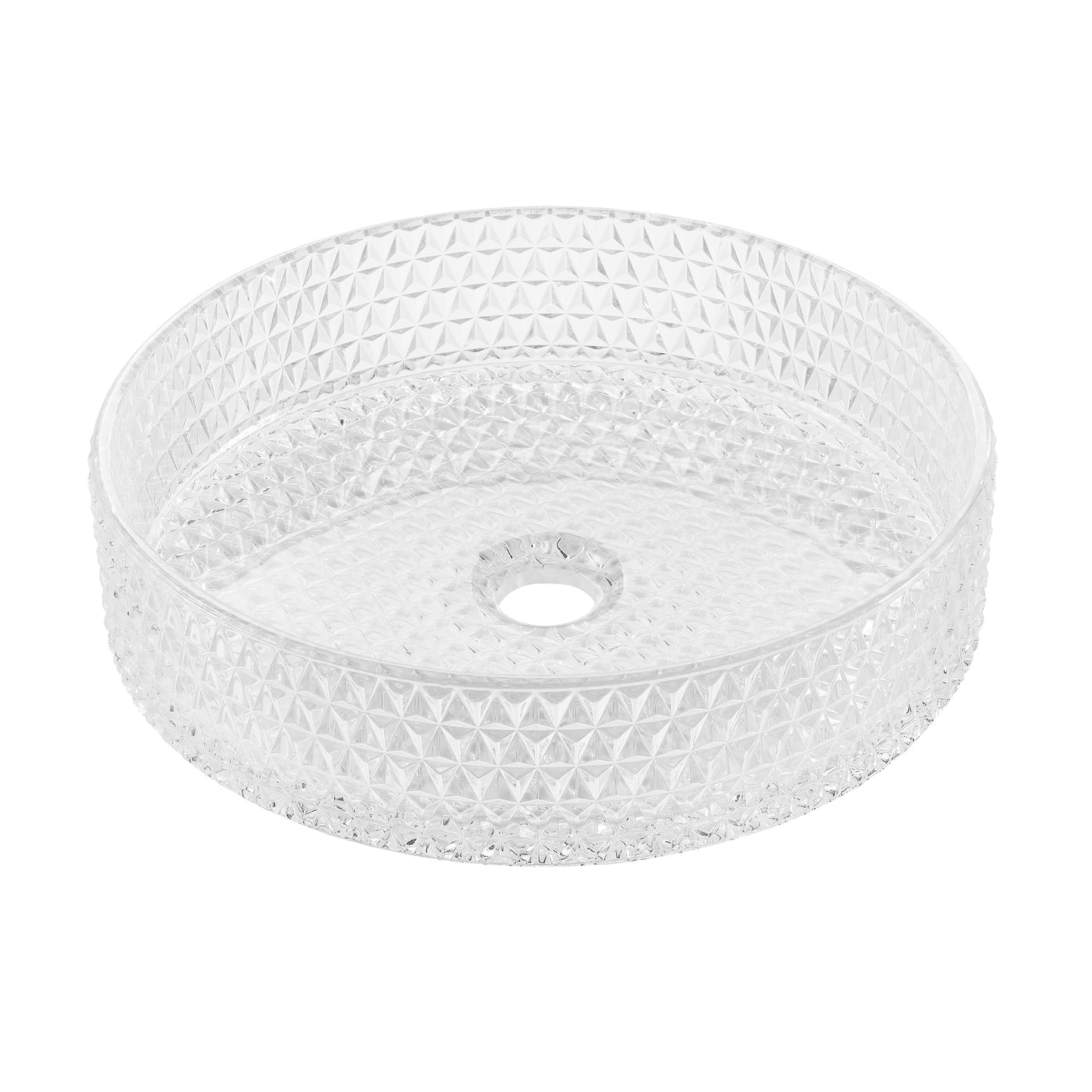 Swiss Madison, Cache 15.75" Round Glass Vessel Sink