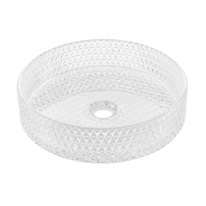 Swiss Madison, Cache 15.75" Round Glass Vessel Sink