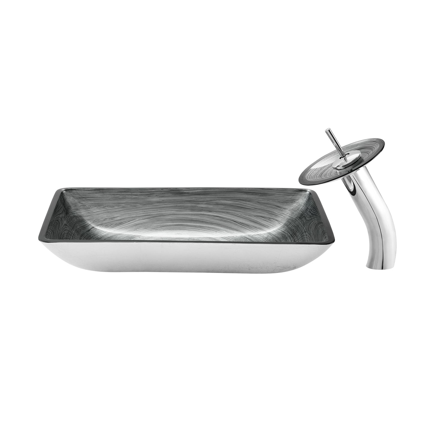 Swiss Madison Smoky Grey vessel bathroom vanity — view 6