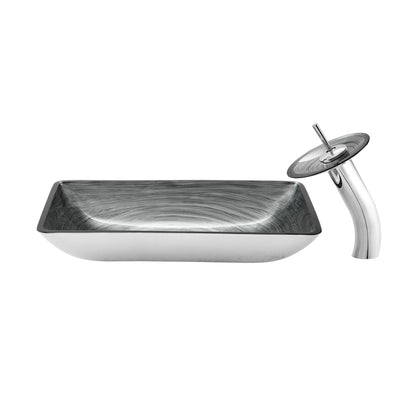 Swiss Madison Smoky Grey vessel bathroom vanity — view 6