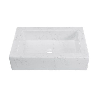 Swiss Madison, Voltaire 22" Ceramic Vessel Bathroom Sink in Static White