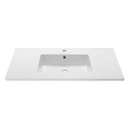 Swiss Madison, Voltaire 37 Vanity Top Sink with Single Faucet Hole