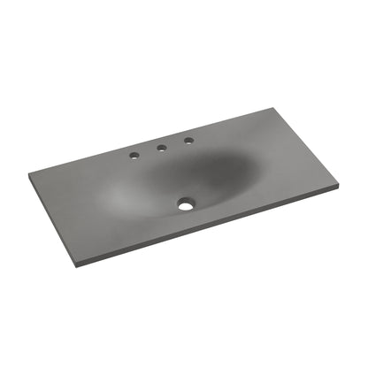 Swiss Madison 36-inch bathroom vanity in Matte Dark Gray