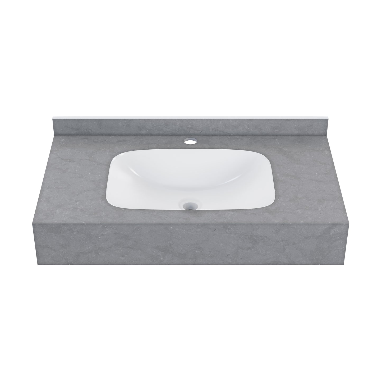 Swiss Madison, Avancer 36'' Wall Mount Sink In Charcoal Grey