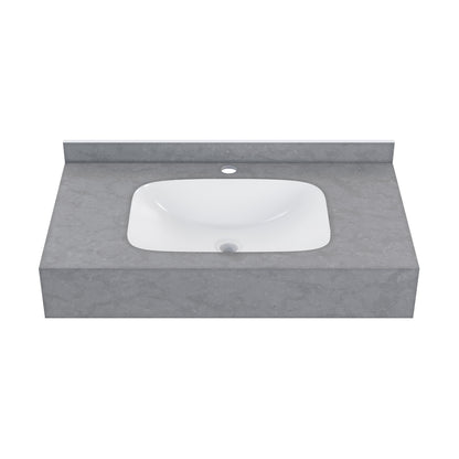 Swiss Madison, Avancer 36'' Wall Mount Sink In Charcoal Grey