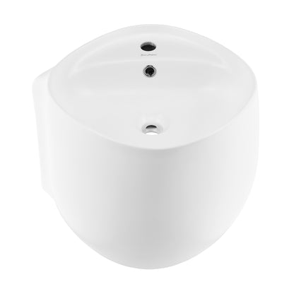 Swiss Madison, Ivy Wall-Mount Sink in Matte White