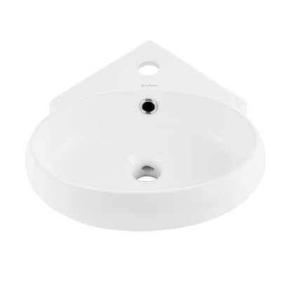 Swiss Madison, Plaisir Corner Wall Hung Sink