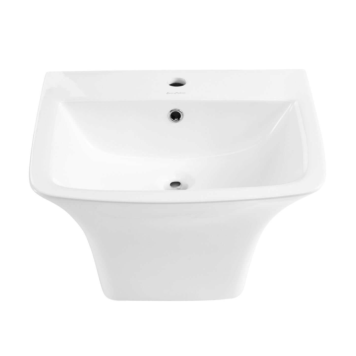 Swiss Madison, Carre 21" Wall-Mount Bathroom Sink