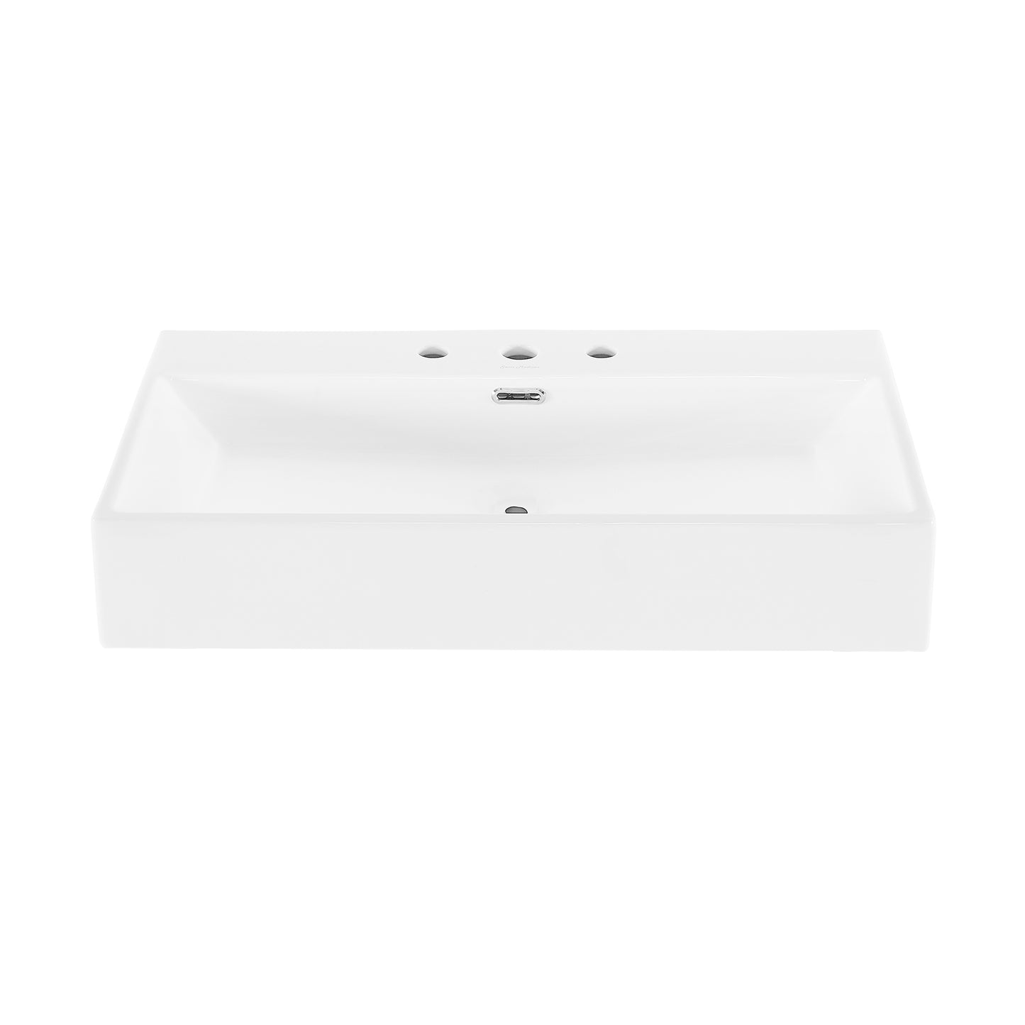 Swiss Madison, Claire 30" Rectangle Wall-Mount Bathroom Sink with 8" Widespread Holes