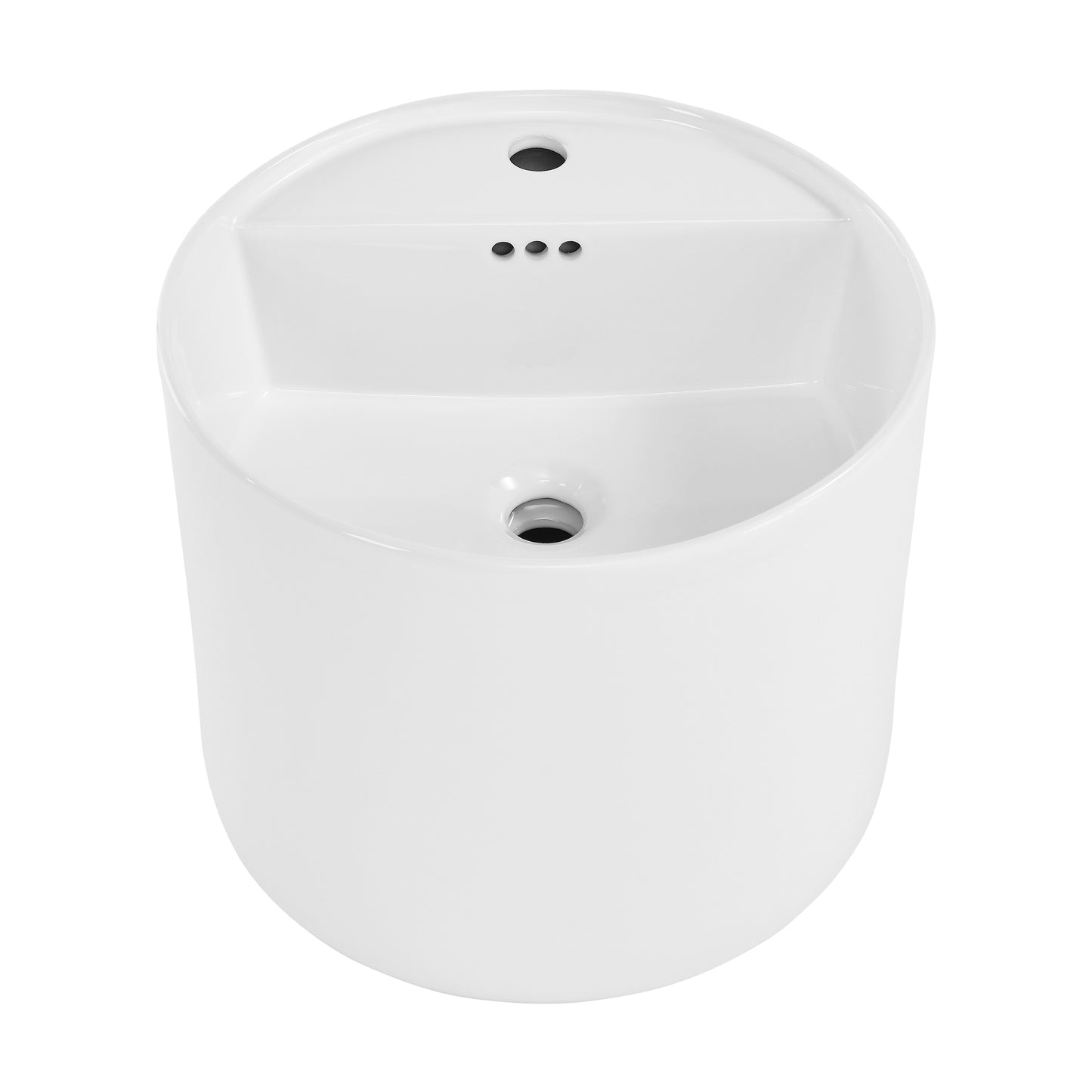 Swiss Madison, Monaco 18" Round Wall-Mount Bathroom Sink