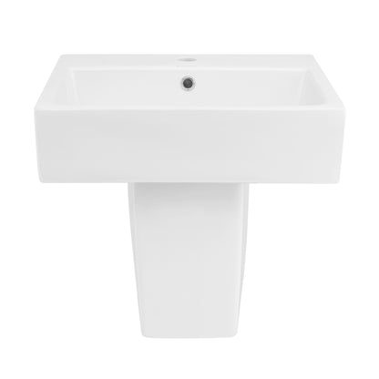 Swiss Madison, Concorde 21" Two-Piece Wall-Mount Bathroom Sink