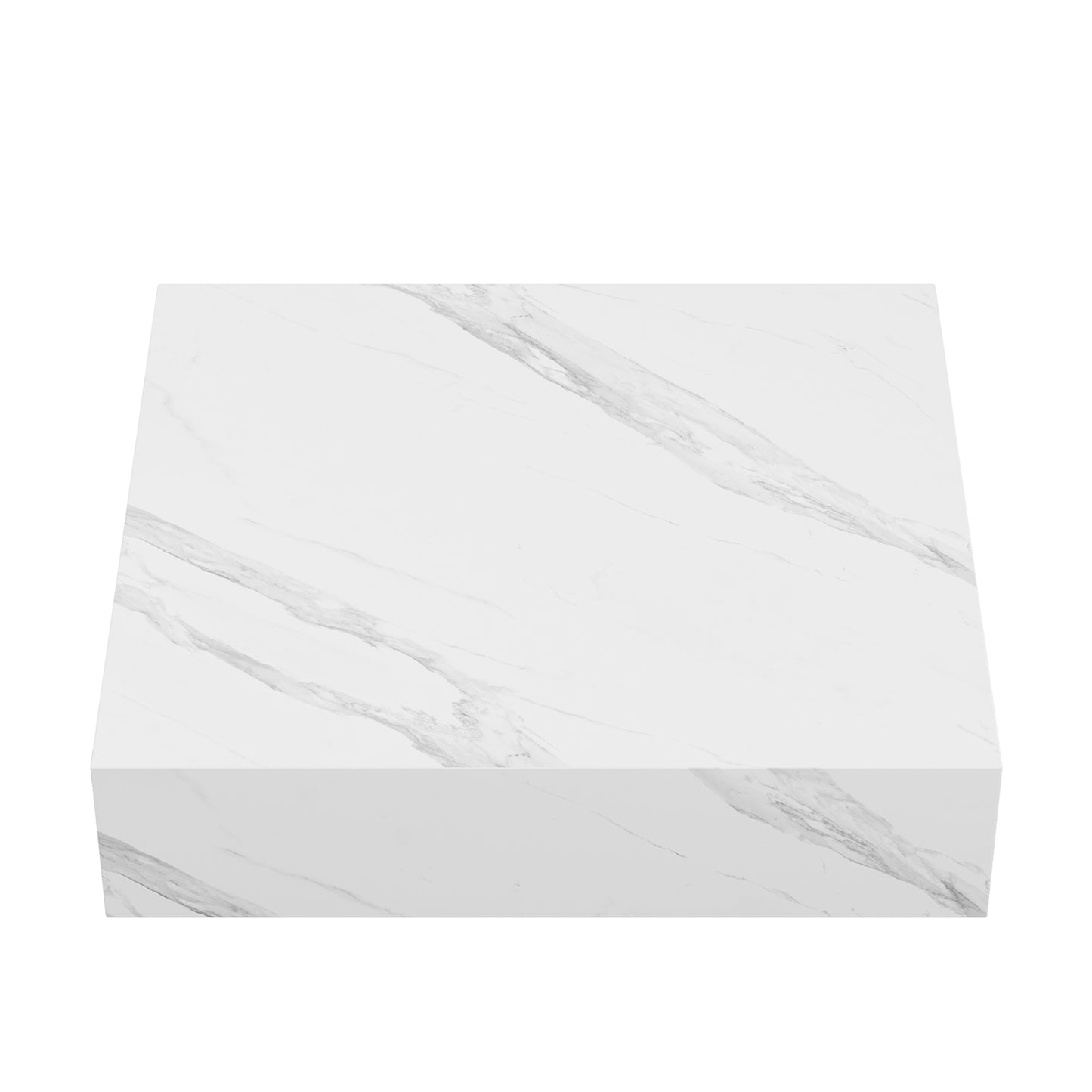 Swiss Madison, Monaco 24" Floating Bathroom Shelf in White Marble(SM-VS252)