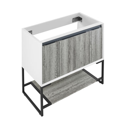 Swiss Madison Marseille 36-inch bathroom vanity in Oak - Cabinet Only