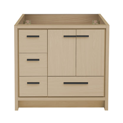Swiss Madison Virage freestanding bathroom vanity in Oak - Cabinet