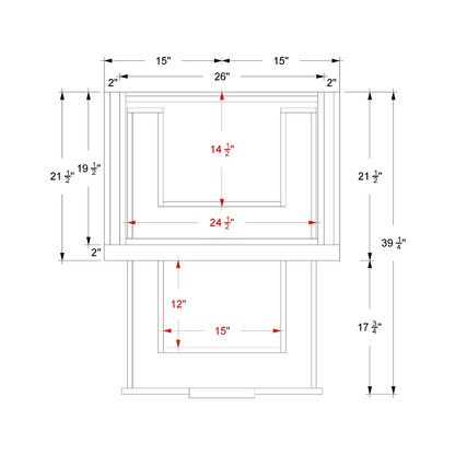 Vanderloc LeCrieú Two-Drawer Single Bath Vanity