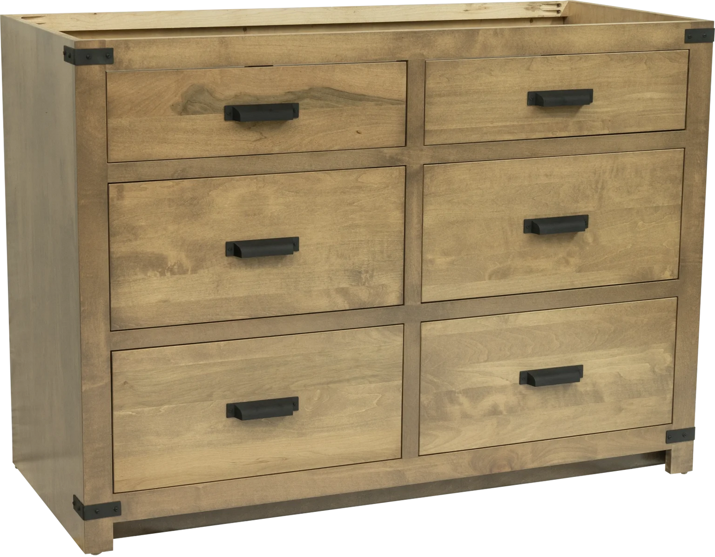 Trusty Wood Lexington Bathroom Vanity 60" with Six Drawers
