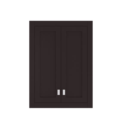 Madison 24 in. W x 33 in. H x 8 in. D Bathroom Storage Toilet Topper in Espresso | Water Creation