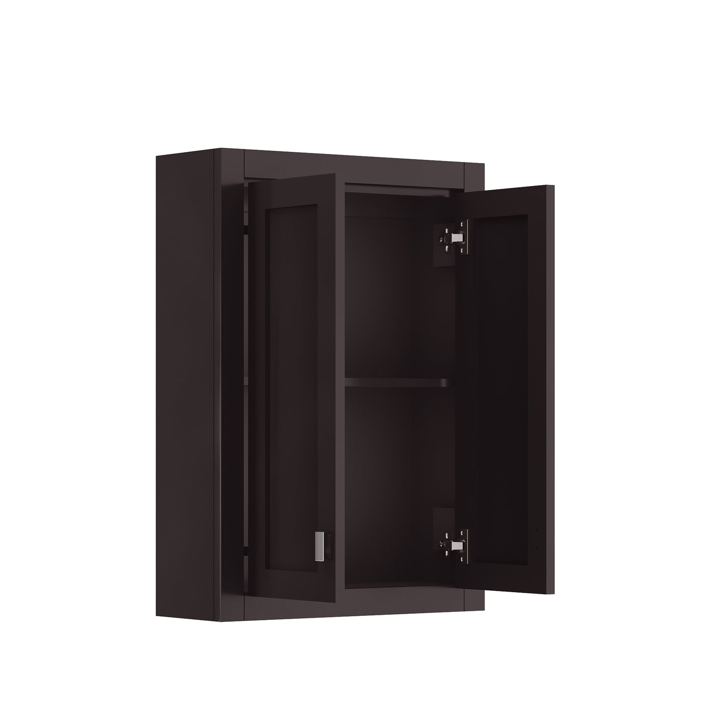 Madison 24 in. W x 33 in. H x 8 in. D Bathroom Storage Toilet Topper in Espresso | Water Creation
