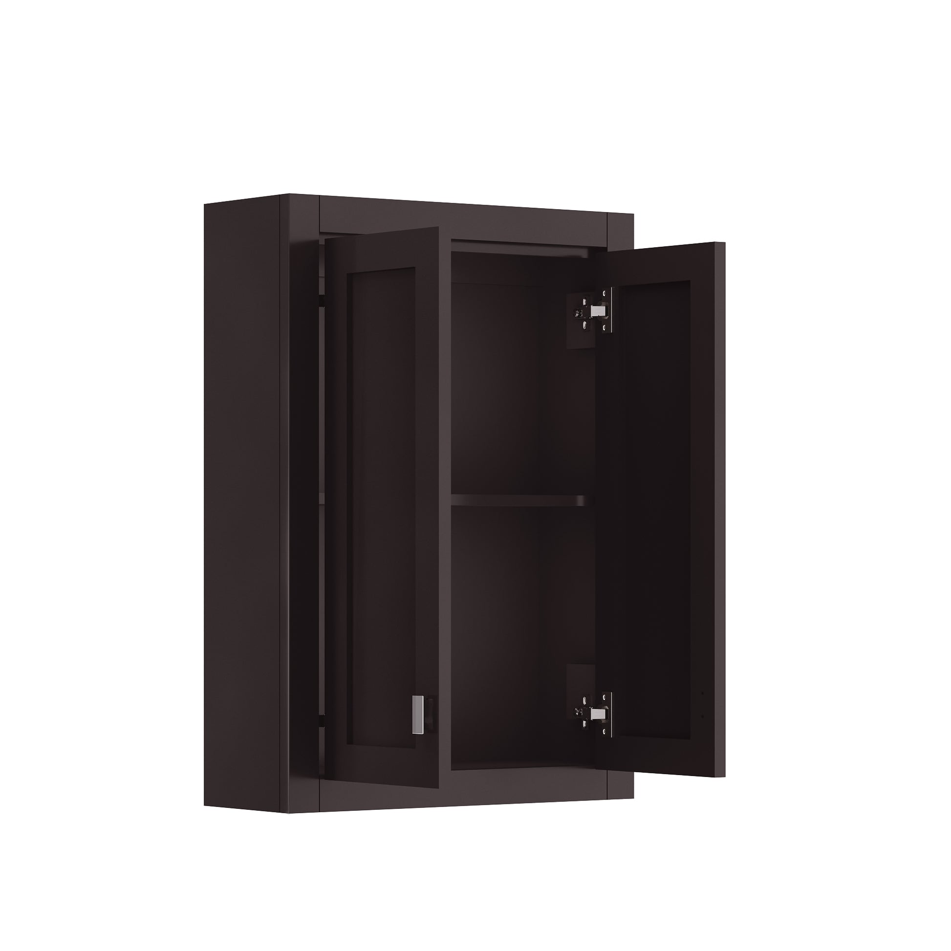 Madison 24 in. W x 33 in. H x 8 in. D Bathroom Storage Toilet Topper in Espresso | Water Creation