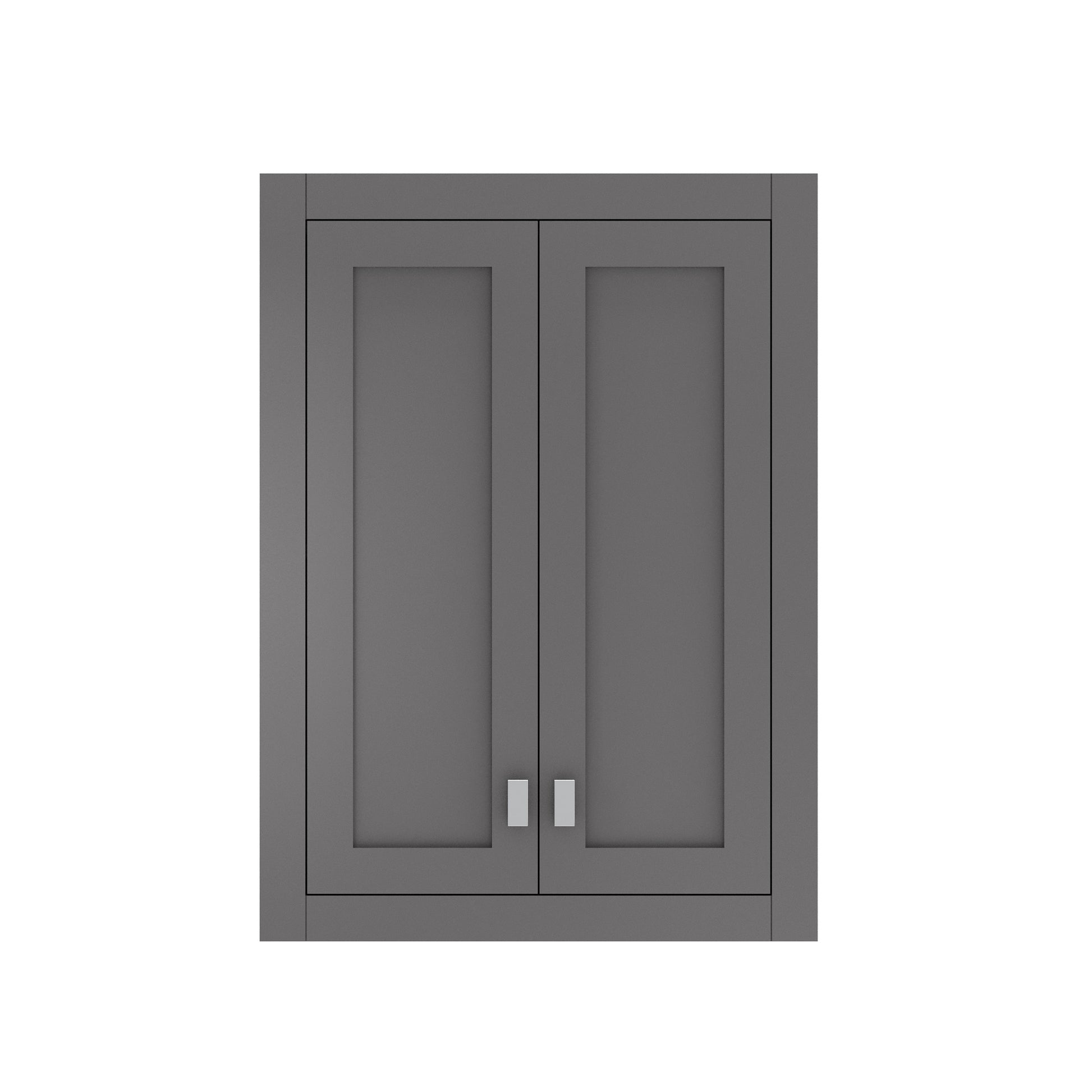 Madison 24 in. W x 33 in. H x 8 in. D Bathroom Storage Toilet Topper in Cashmere Grey | Water Creation