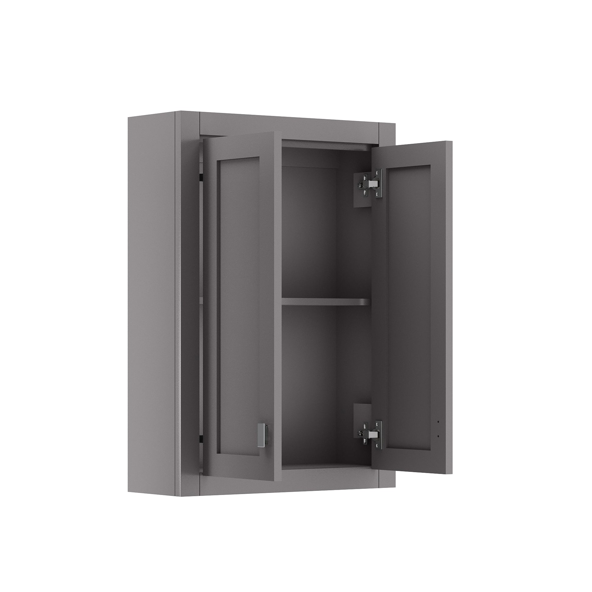 Madison 24 in. W x 33 in. H x 8 in. D Bathroom Storage Toilet Topper in Cashmere Grey | Water Creation