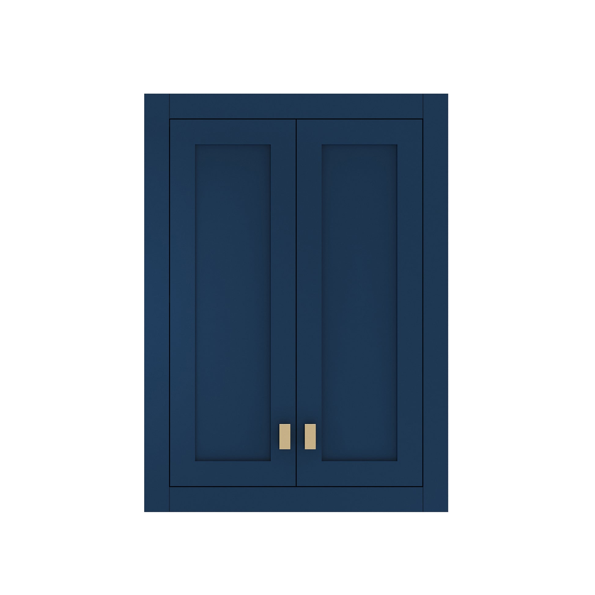 Madison 24 in. W x 33 in. H x 8 in. D Bathroom Storage Wall Cabinet in Monarch Blue | Water Creation