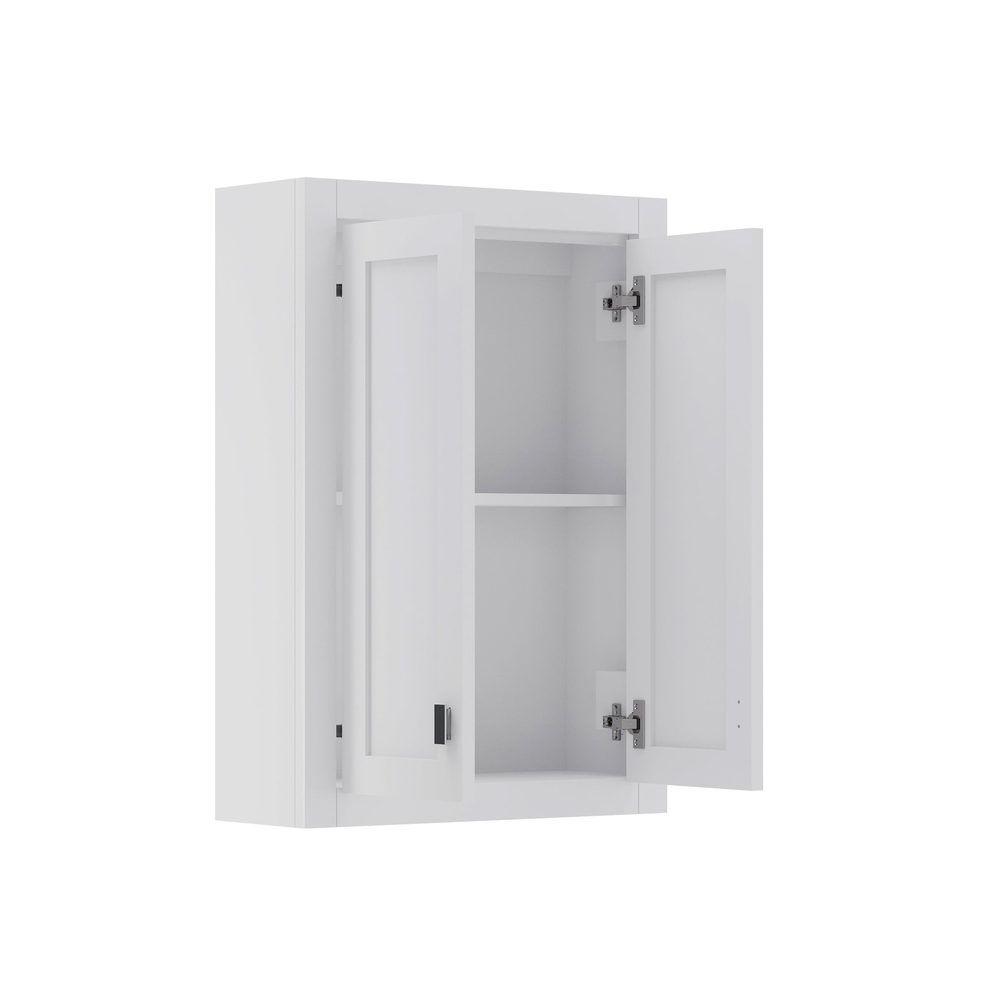 Madison 24 in. W x 33 in. H x 8 in. D Bathroom Storage Toilet Topper in Pure White | Water Creation