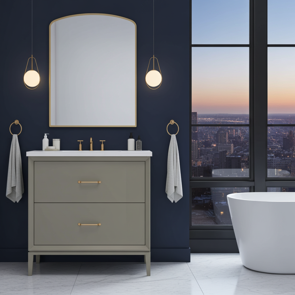 Vanderloc Alexandra Two-Drawer Single Bath Vanity — 48 Inch