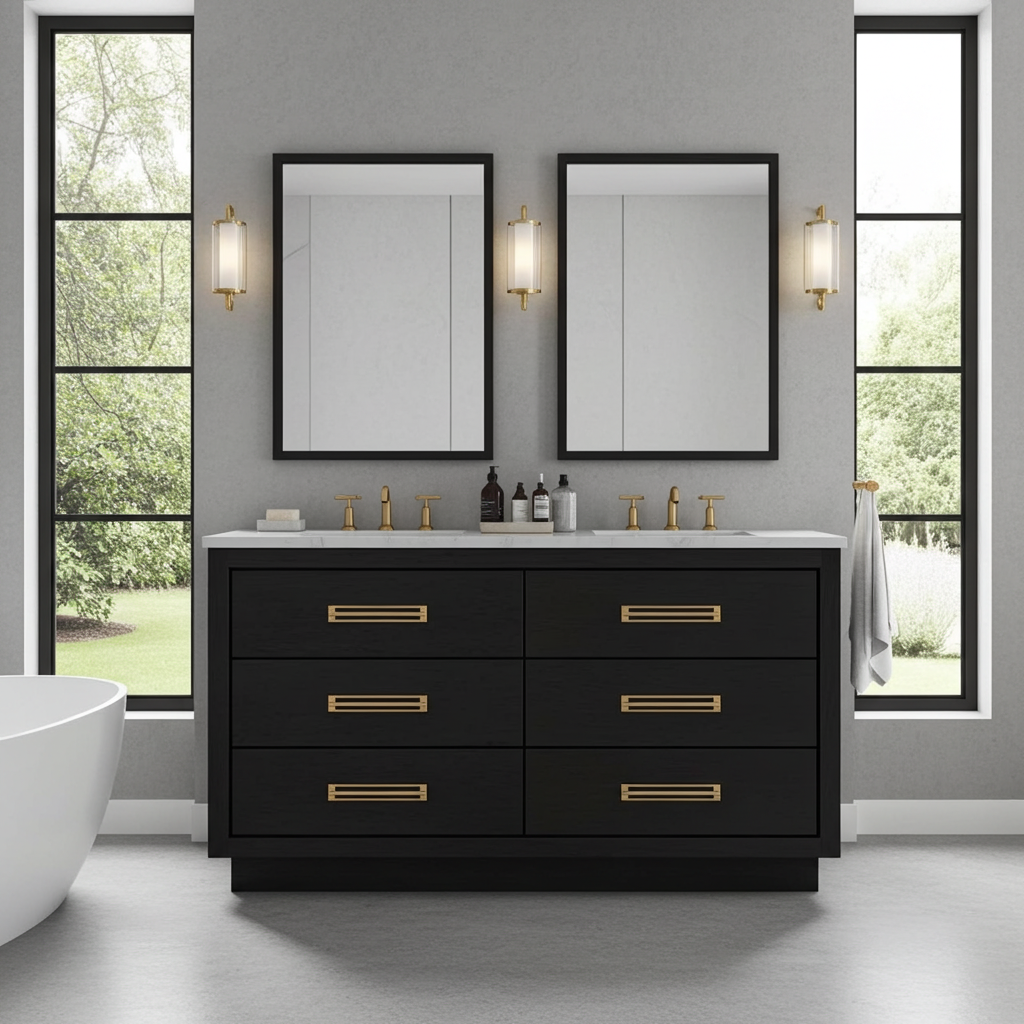 Vanderloc Avalon Double Drawer bathroom vanity — view 3