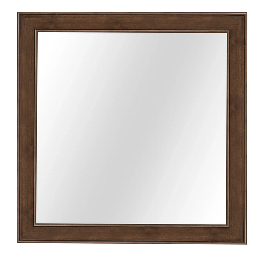 Trusty Wood 36''W x 36''H OCEAN CITY MIRROR