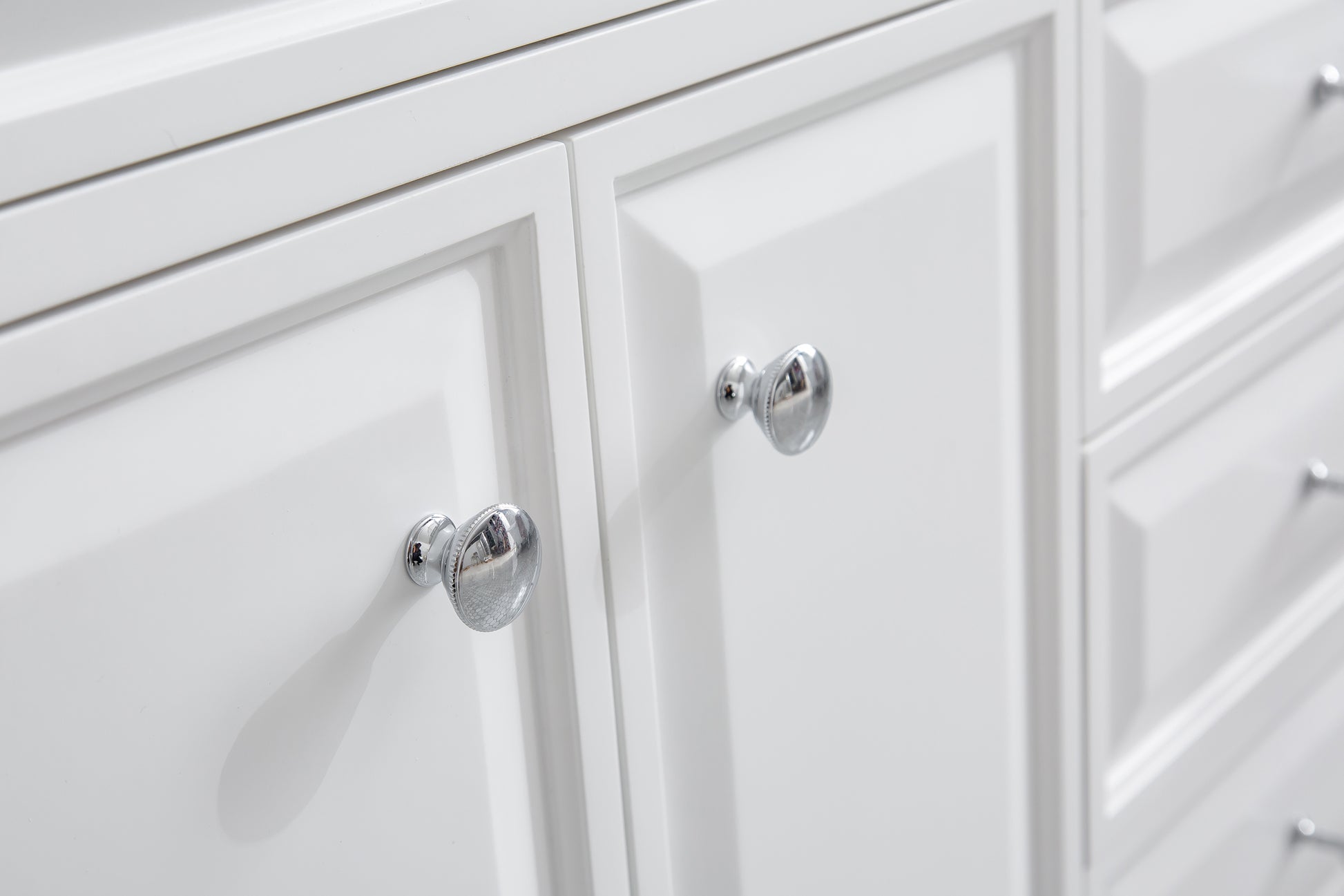 Palace 72 in. W Bath Vanity in Pure White with Quartz Vanity Top with White Basin | Water Creation