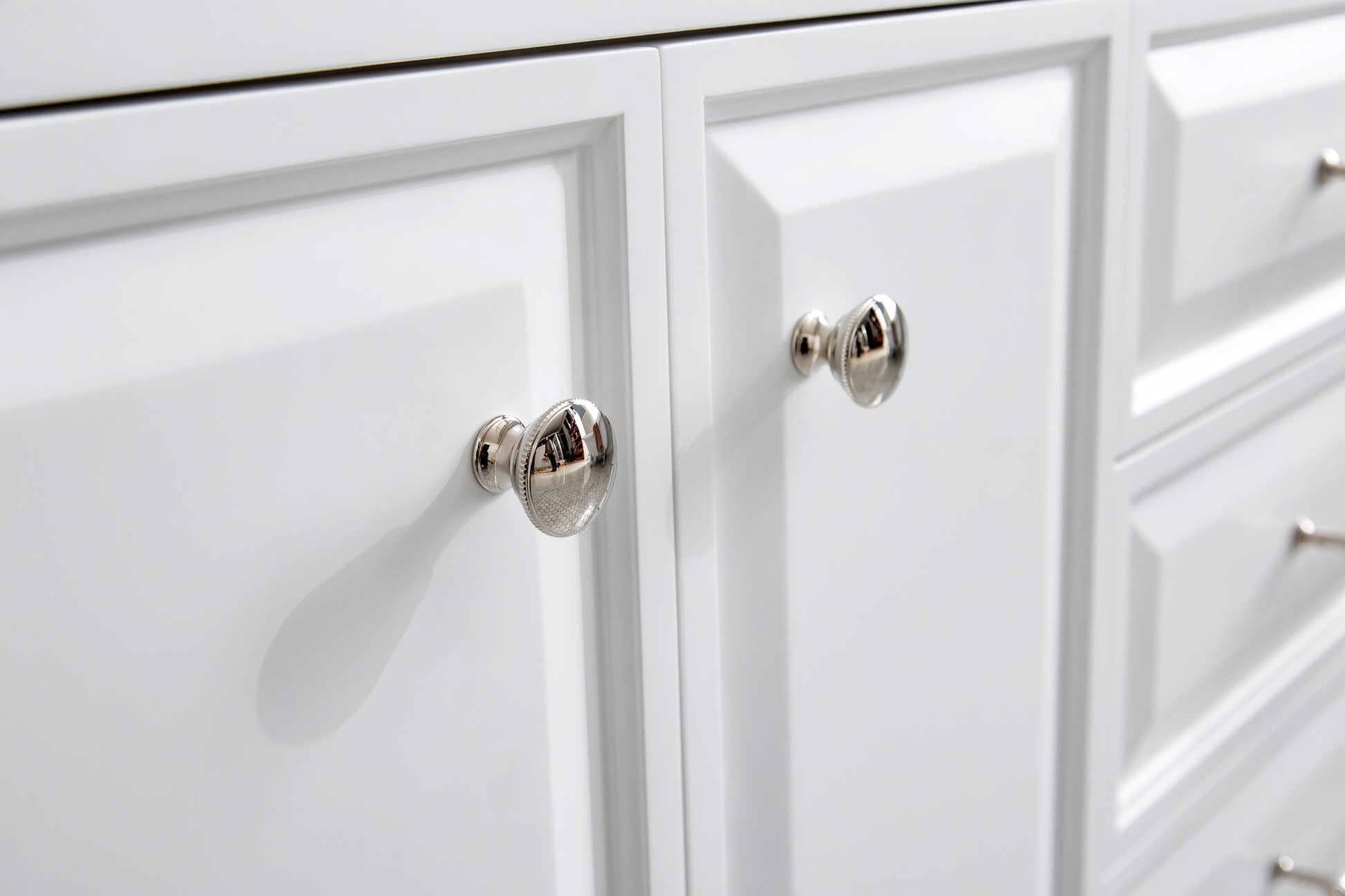 Palace 72 in. W Bath Vanity in Pure White with Quartz Vanity Top with White Basin | Water Creation