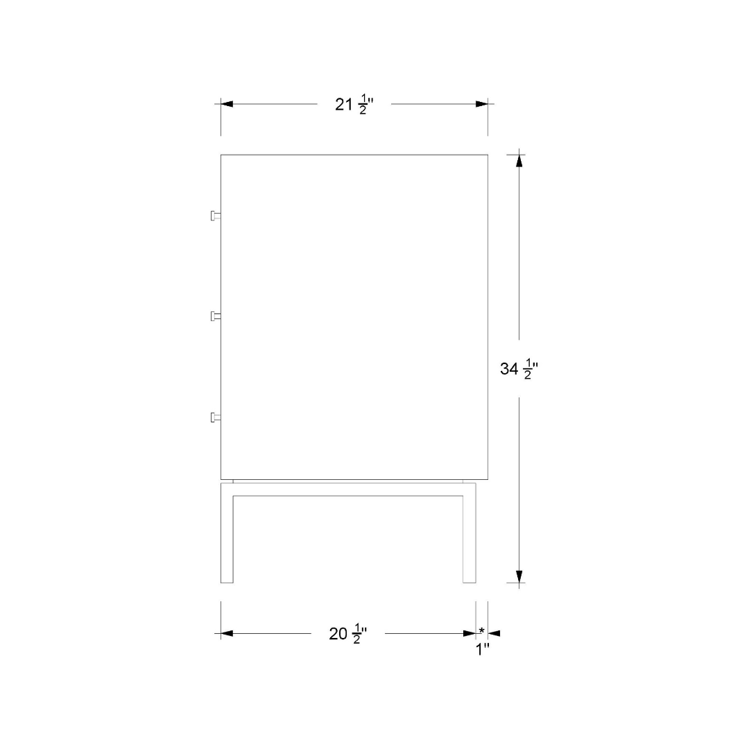 Vanderloc Rift White Oak Three-Drawer Single Bath Vanity