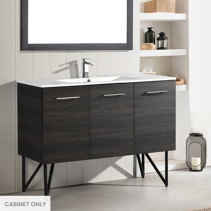 Swiss Madison, Annecy 48 Black Walnut Bathroom Vanity Cabinet Only (SM-BV224)