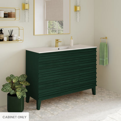 Swiss Madison Cascade 48-inch freestanding bathroom vanity in Green Oak — view 2