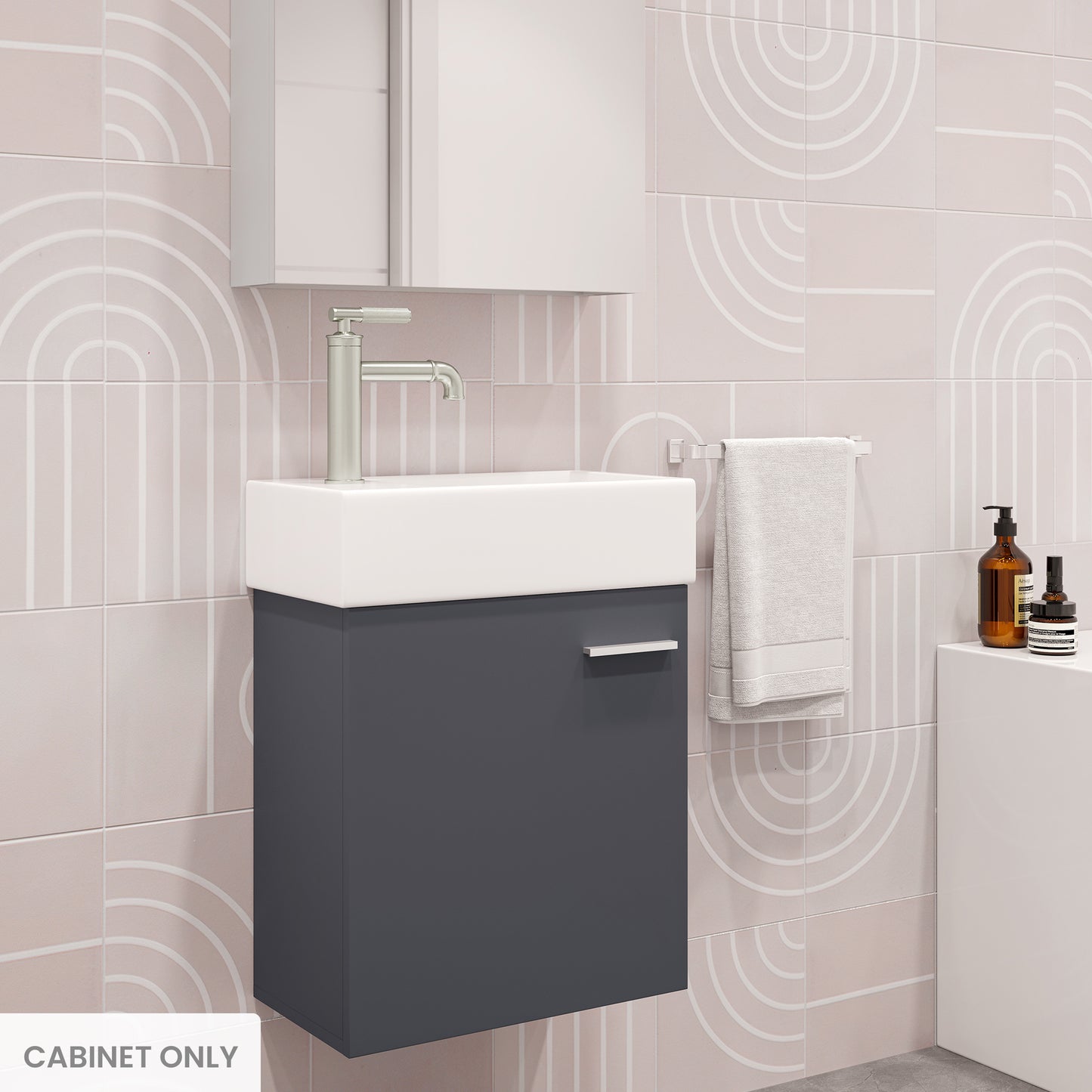 Swiss Madison, Colmer 18 Slate Bathroom Vanity Cabinet Only (SM-BV614)