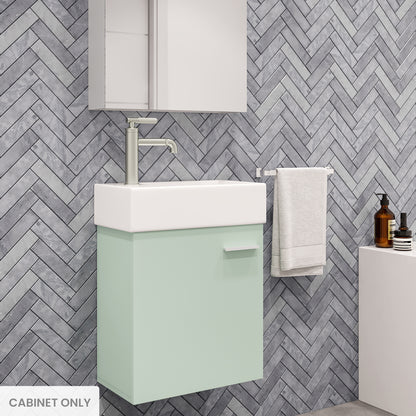 Swiss Madison, Colmer 18 Mint Bathroom Vanity Cabinet Only (SM-BV615)