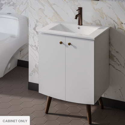 Swiss Madison, Manoir 24 Bathroom Vanity in White Cabinet Only