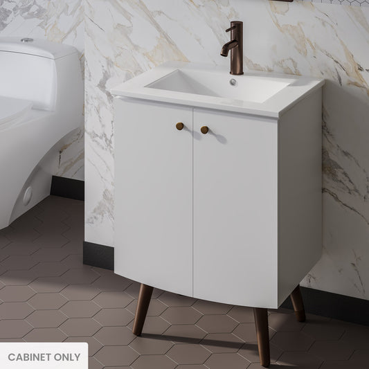 Swiss Madison, Manoir 24 Bathroom Vanity in White Cabinet Only