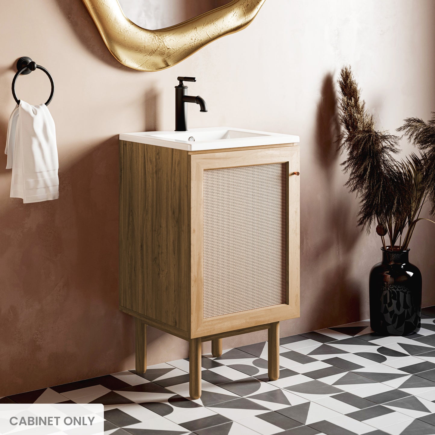 Swiss Madison, Classe 18" Bathroom Vanity in Oak Cabinet Only