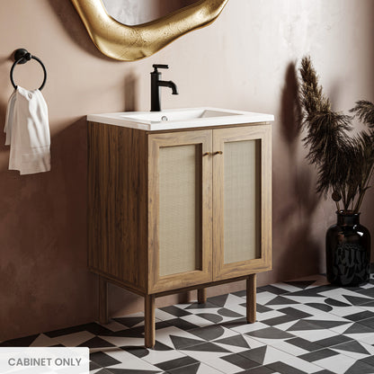 Swiss Madison, Classe 24" Bathroom Vanity in Oak Cabinet Only