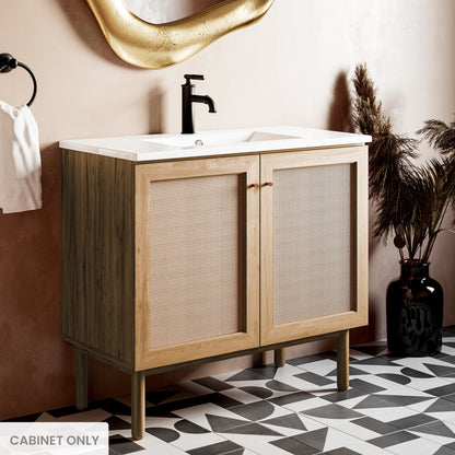 Swiss Madison Classe 36-inch bathroom vanity in Oak Cabinet Only — view 2