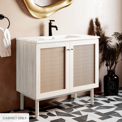 Swiss Madison Classe 36-inch bathroom vanity in White Oak- Cabinet — view 2
