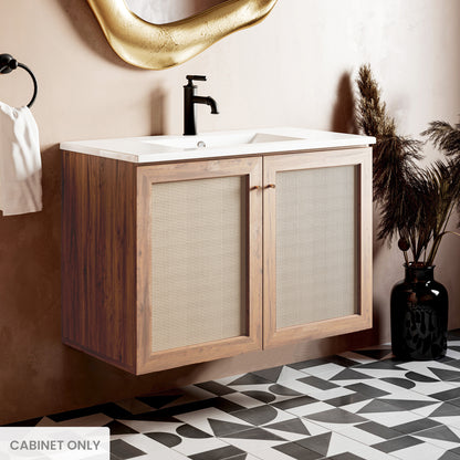 Swiss Madison, Classe 36" Wall-Mounted Bathroom Vanity in Oak-Cabinet Only