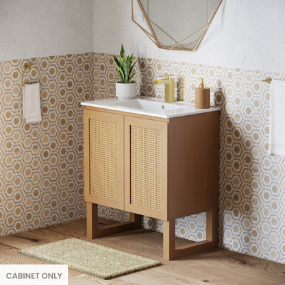 Swiss Madison, Arles 30 Single, Bathroom Vanity in Honey Cabinet